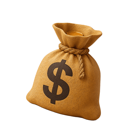 Money icon in Visor: finance and bank account category